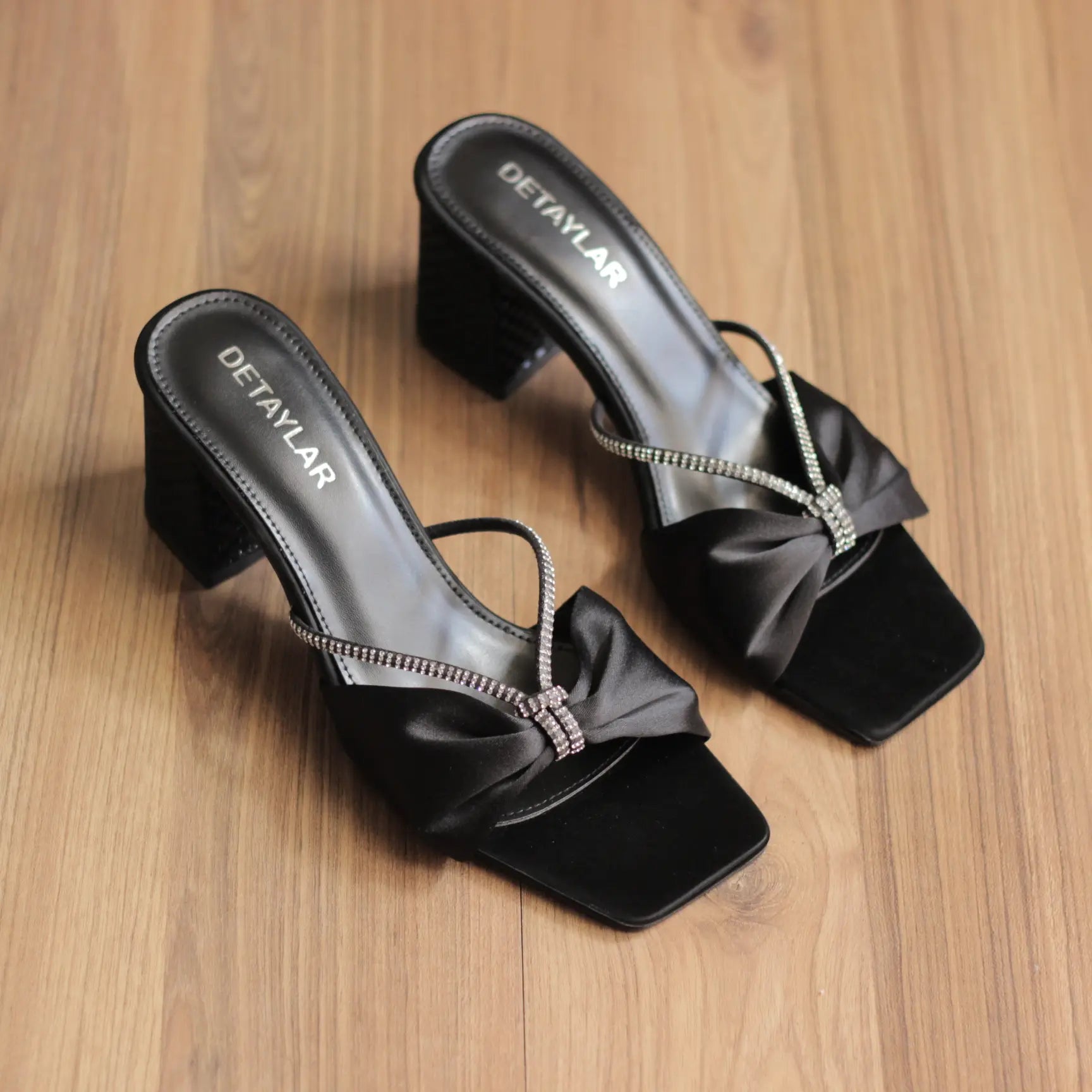 ZINA – Crystal Strap Heels