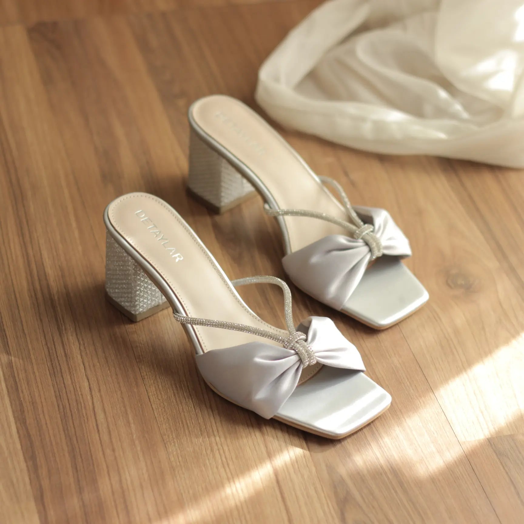 ZINA – Crystal Strap Heels